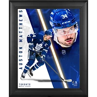 Auston Matthews Toronto Maple Leafs Framed 13" x 16" Radiance Collage