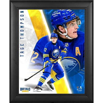 Tage Thompson Buffalo Sabres Framed 13" x 16" Radiance Collage