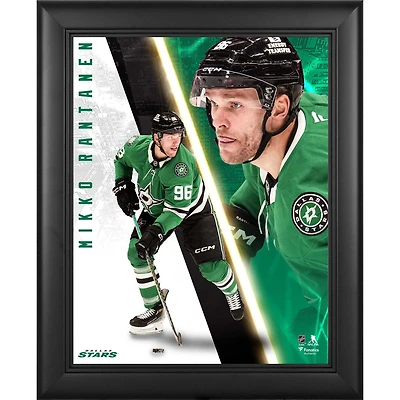 Mikko Rantanen Dallas Stars Framed 13" x 16" Radiance Collage