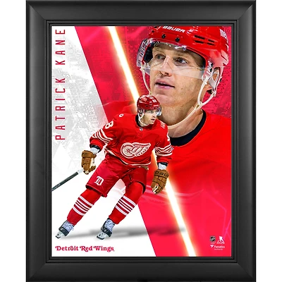 Patrick Kane Detroit Red Wings Framed 13" x 16" Radiance Collage