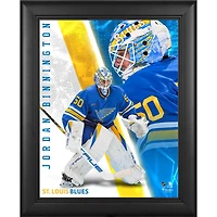 Jordan Binnington St. Louis Blues Framed 13" x 16" Radiance Collage