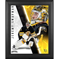 Jeremy Swayman Boston Bruins Framed 13" x 16" Radiance Collage