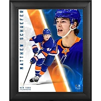 Matthew Schaefer New York Islanders Framed 13" x 16" Radiance Collage