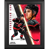 Sebastian Aho Carolina Hurricanes Framed 13" x 16" Radiance Collage