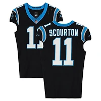 Nic Scourton Carolina Panthers Game-Used #11 Black Nike Jersey vs. New Orleans Saints on November 9, 2025