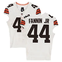Harold Fannin Jr. Cleveland Browns Game-Used #44 White Nike Jersey vs. New York Jets on November 9, 2025