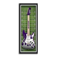 Kansas State Wildcats 14" x 37" Electric Guitar Framed Art Print
