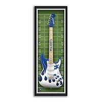 Kentucky Wildcats 14" x 37" Electric Guitar Framed Art Print