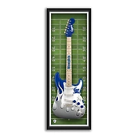 Memphis Tigers 14" x 37" Electric Guitar Framed Art Print
