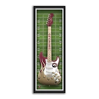 Florida State Seminoles 14" x 37" Electric Guitar Framed Art Print