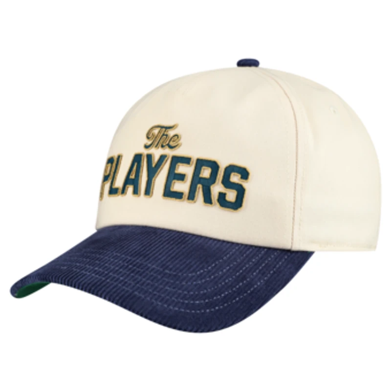 Unisex Barstool Golf Beige THE PLAYERS Chenille Snapback Hat