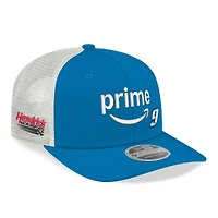 Men's New Era  Blue/White Chase Elliott 2026 Amazon Prime 9SEVENTY Adjustable Trucker Hat