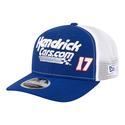 Men's New Era  Blue/White Corey Day 2026 Hendrick Cars.com 9SEVENTY Adjustable Trucker Hat