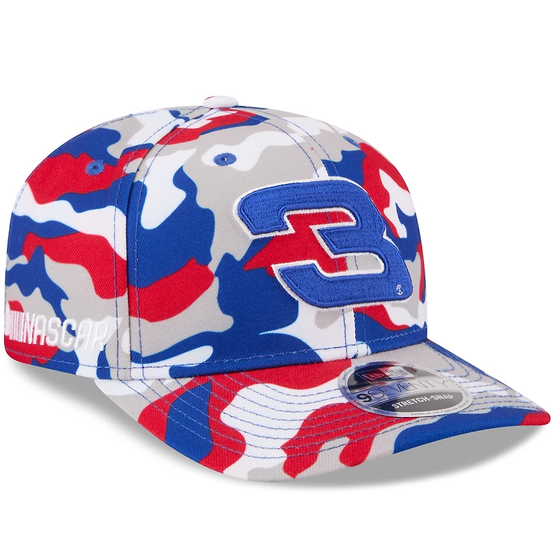Men's New Era White Richard Childress Racing Austin Dillon 9SEVENTY Stretch-Snap Hat