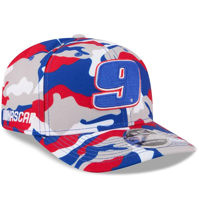 Men's New Era White Hendrick Motorsports Chase Elliott 9SEVENTY Stretch-Snap Hat