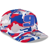 Men's New Era White Hendrick Motorsports Chase Elliott 9SEVENTY Stretch-Snap Hat