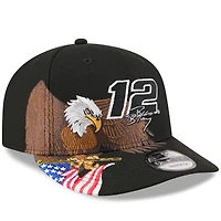 Men's New Era Black Ryan Blaney A-Frame 9FIFTY Snapback Hat