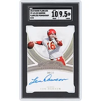 Len Dawson Kansas City Chiefs Autographed 2018 Panini Flawless Flawless Penmanship #FP-LD #4/15 SGC Authenticated 9.5/10 Card