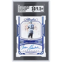Roger Staubach Dallas Cowboys Autographed 2023 Panini Flawless Sapphire Champions #1X-RSH #6/10 SGC Authenticated 9.5/10 Card