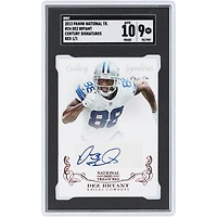 Dez Bryant Dallas Cowboys Autographed 2013 Panini National Treasures Red Century Signatures #24 #1/1 SGC Authenticated 9/10 Card