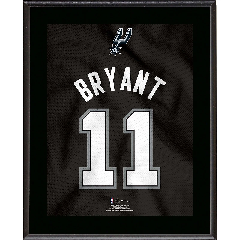 Carter Bryant San Antonio Spurs 10.5" x 13" Jersey Number Sublimated Player Plaque