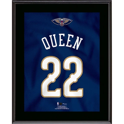 Derik Queen New Orleans Pelicans 10.5" x 13" Jersey Number Sublimated Player Plaque