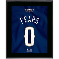 Jeremiah Fears New Orleans Pelicans 10.5" x 13" Jersey Number Sublimated Player Plaque