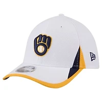 Men's New Era White Milwaukee Brewers