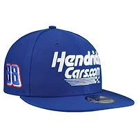 Men's New Era Blue JR Motorsports #88 HendrickCars.com 9FIFTY Snapback Hat