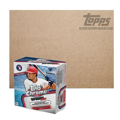 2025 Topps Chrome Updates Baseball Factory Sealed Fanatics Exclusive Mega 20 Box Case