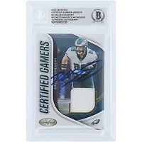 Dallas Goedert Philadelphia Eagles Autographed 2022 Panini Certified Certified Gamers GU Relic #CG-GD #/199 Beckett Fanatics Witnessed Authenticated Card