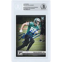 Dallas Goedert Philadelphia Eagles Autographed 2018 Panini Football #329 Beckett Fanatics Witnessed Authenticated Rookie Card