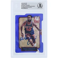 Walt Frazier New York Knicks Autographed 2013-14 Panini Donruss Elite Asprirations #287 #/90 Beckett Fanatics Witnessed Authenticated Card