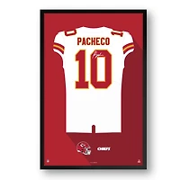 Isiah Pacheco Kansas City Chiefs 14" x 20" Away Jersey Framed Art Print