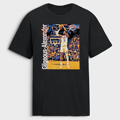 Men's Shai Gilgeous-Alexander Black Oklahoma City Thunder Legacy T-Shirt
