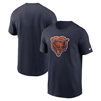 Men's Nike Navy Chicago Bears Primetime Logo Essential T-Shirt