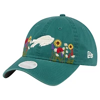 Women's New Era  Green Buffalo Bills Wildflower 9TWENTY Adjustable Hat