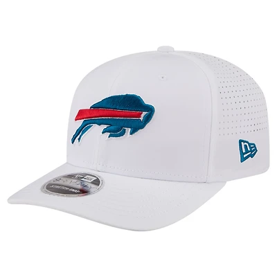 Men's New Era White Buffalo Bills Name Plate 9SEVENTY Adjustable Hat