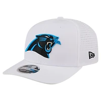 Men's New Era White Carolina Panthers Name Plate 9SEVENTY Adjustable Hat