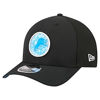 Men's New Era  Black Detroit Lions Floral 9FORTY M-Crown Trucker Adjustable Hat