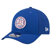 Men's New Era  Royal New York Giants Floral 9FORTY M-Crown Trucker Adjustable Hat