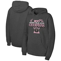 Youth Outerstuff  Heather Gray Inter Miami CF 2025 MLS Cup Champions Locker Room Hoodie
