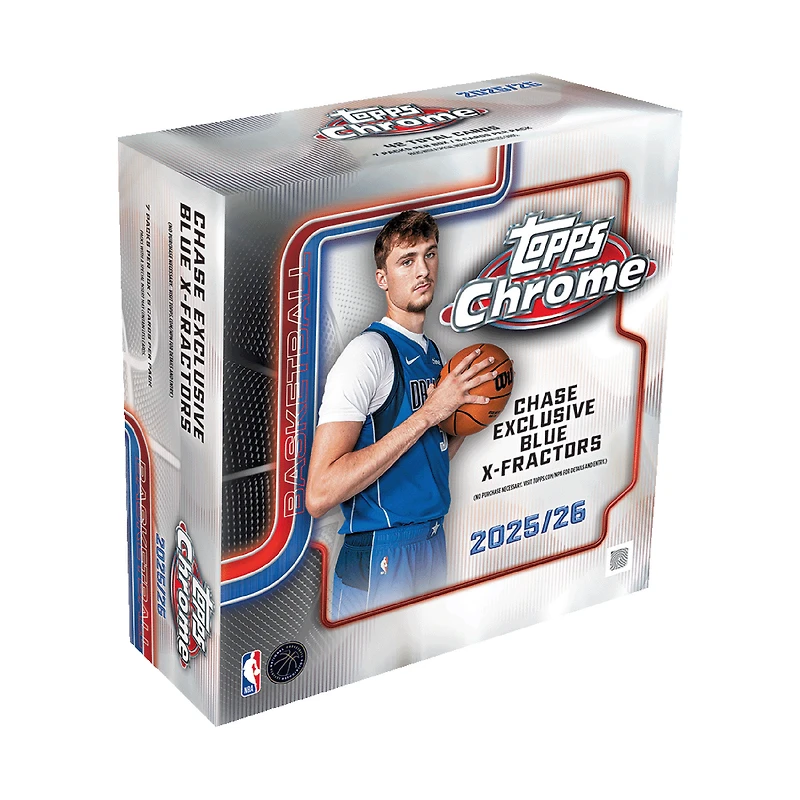 2025 Topps Chrome Basketball Factory Sealed Mega Box