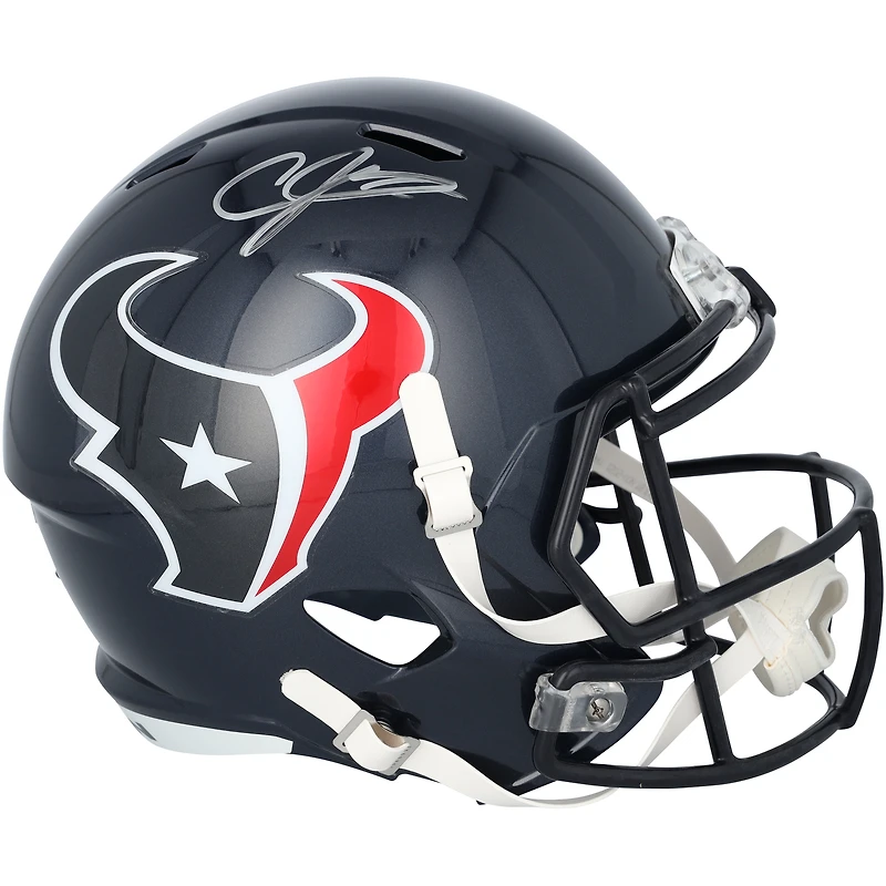 Andre Johnson Houston Texans Autographed Riddell Speed Replica Helmet