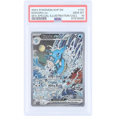 Kingdra EX 2024 Pokemon Scarlet & Violet Promos Shrouded Fable Special Illustration Collection #131 PSA Authenticated 10 Card