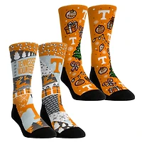 Youth Rock Em Socks Tennessee Volunteers Holiday Remix Crew Socks Two-Pack