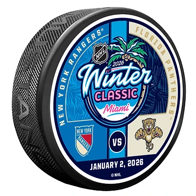 New York Rangers vs. Florida Panthers 2026 NHL Winter Classic Commemorative Puck