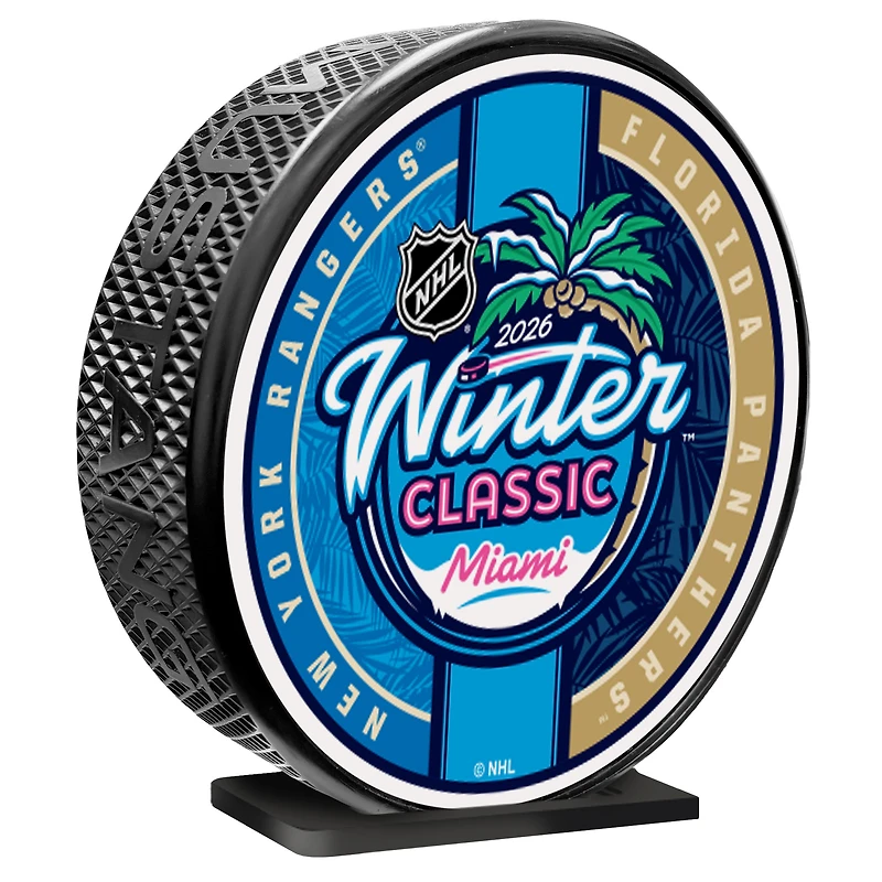 New York Rangers vs. Florida Panthers 2026 NHL Winter Classic Mega Puck