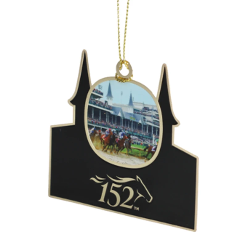 Kentucky Derby 152nd 1st Turn Etched Ornament