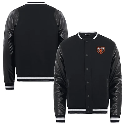 Men's Levelwear Black San Francisco Giants Varsity Paragon Jacket